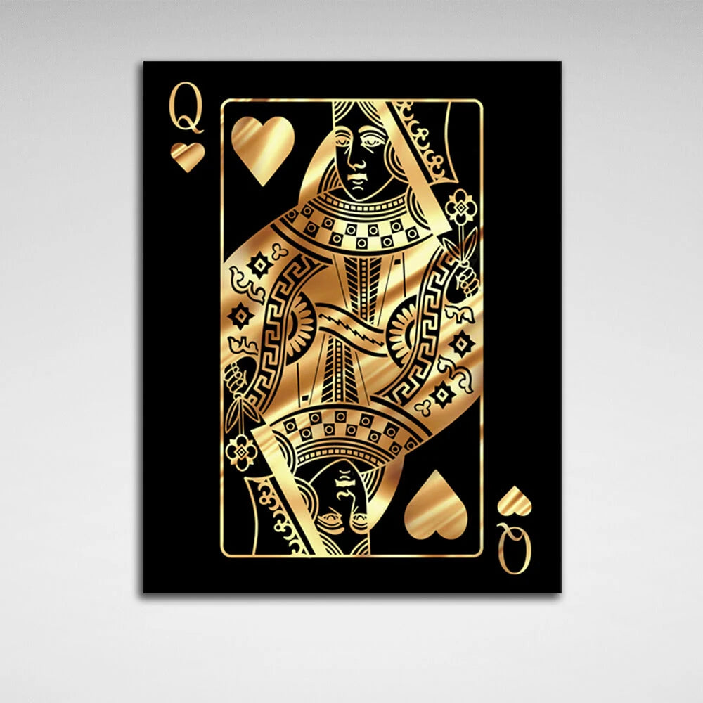 Um Königin zu motivieren, motivierender Kunstdruck auf Leinwand