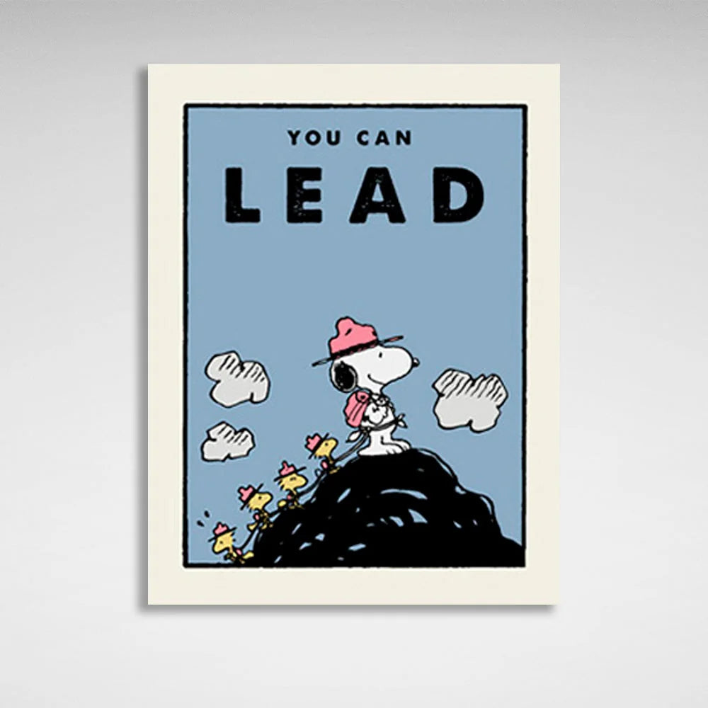 Leinwandbild „Travelling Doggy“ mit Aufschrift