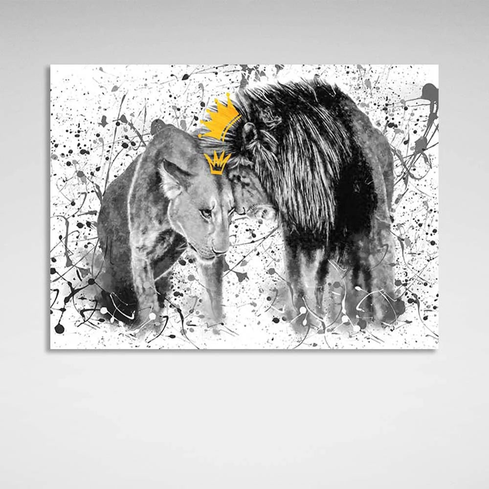 „DON'T STOP KEEP GOING“ – motivierender Kunstdruck auf Leinwand