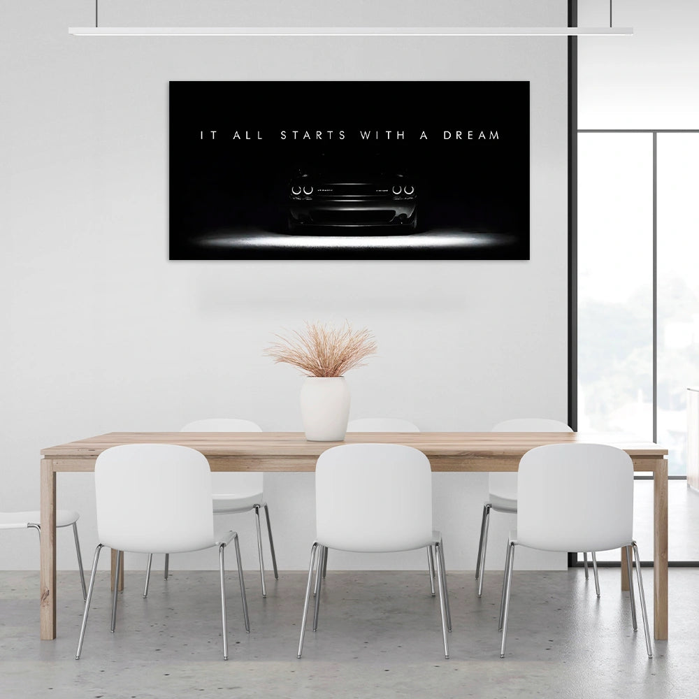 100 $ Pop-Art-Kunstdruck auf Leinwand