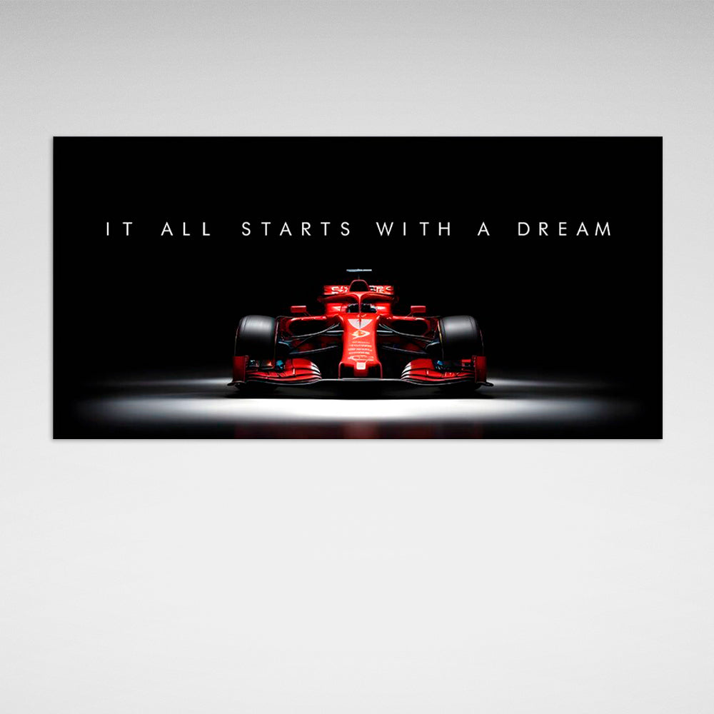 100 $ Pop-Art-Kunstdruck auf Leinwand