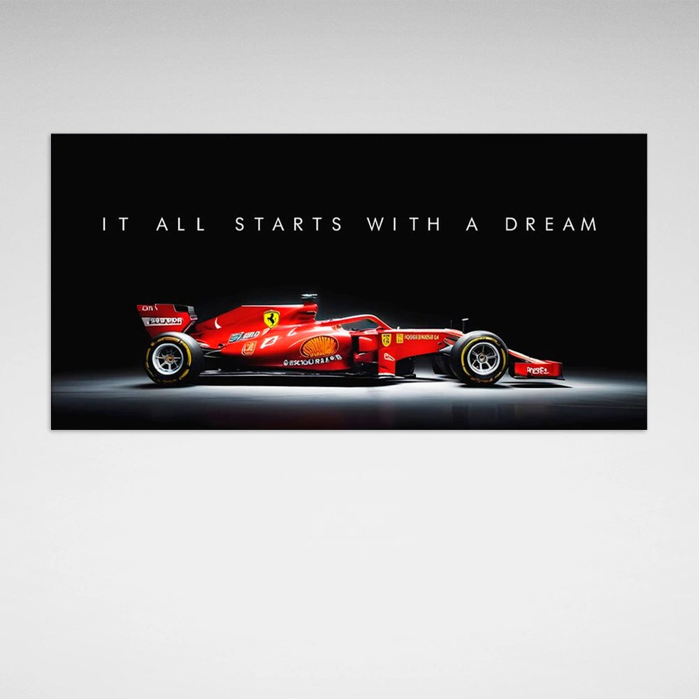 100 $ Pop-Art-Kunstdruck auf Leinwand