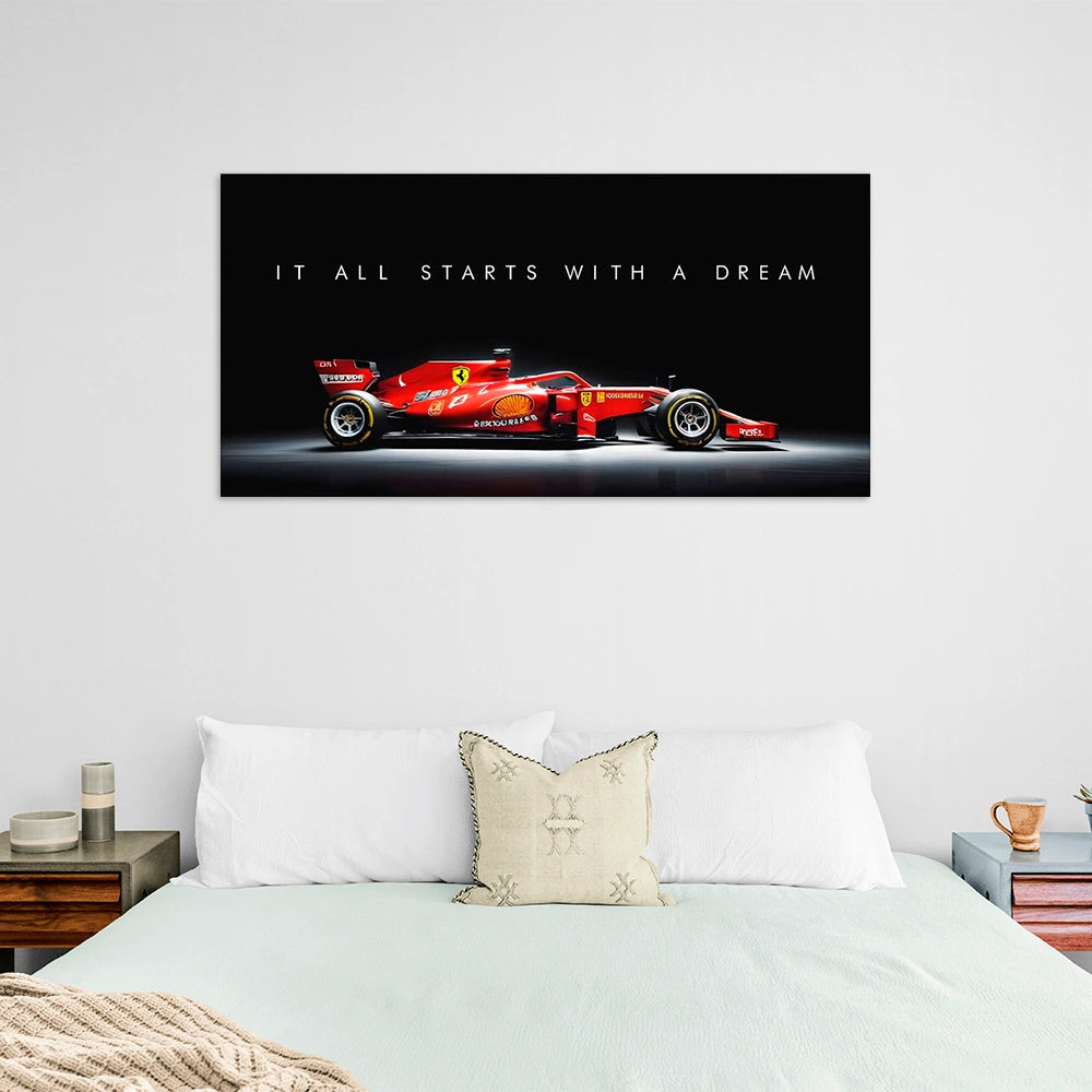 100 $ Pop-Art-Kunstdruck auf Leinwand