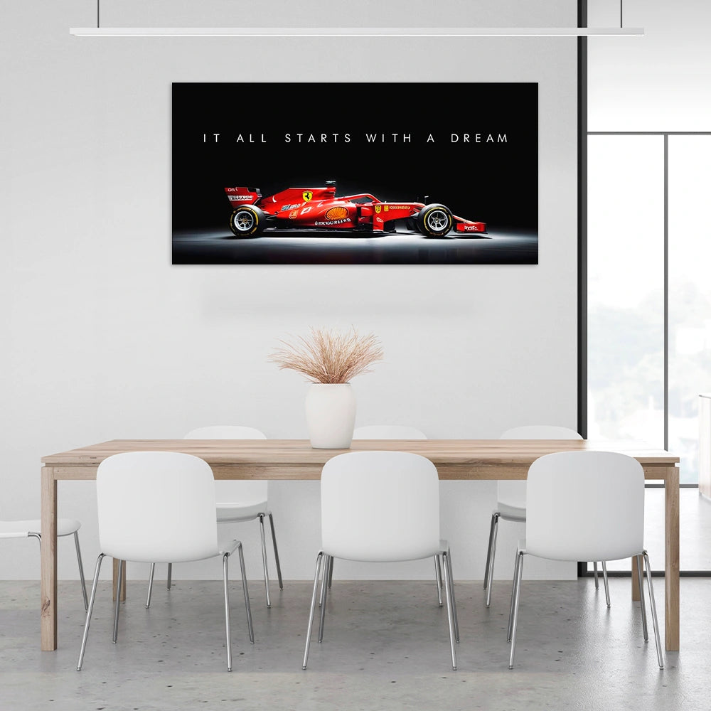 100 $ Pop-Art-Kunstdruck auf Leinwand