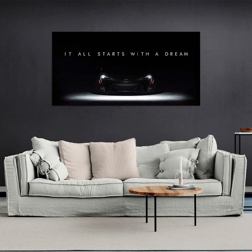 100 $ Pop-Art-Kunstdruck auf Leinwand