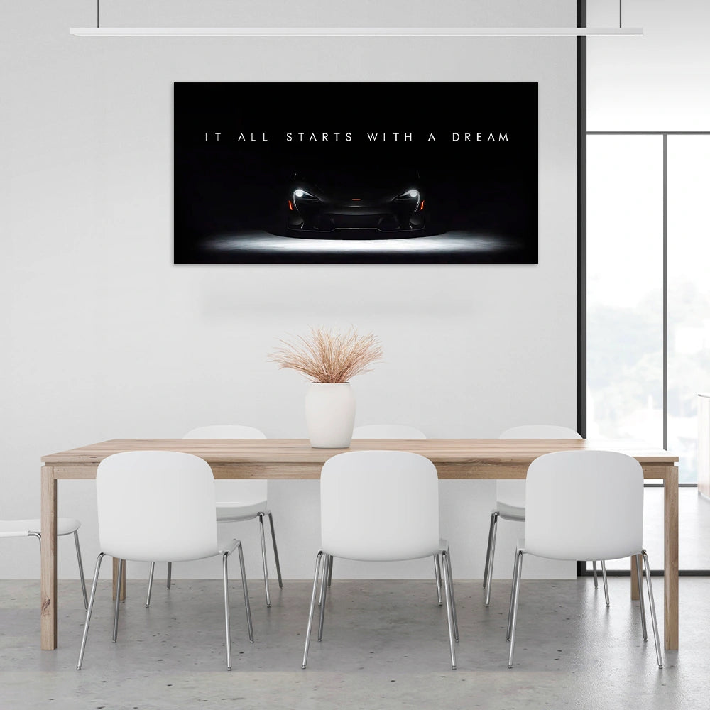 100 $ Pop-Art-Kunstdruck auf Leinwand