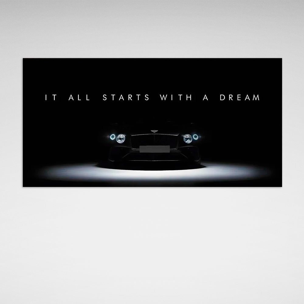 100 $ Pop-Art-Kunstdruck auf Leinwand