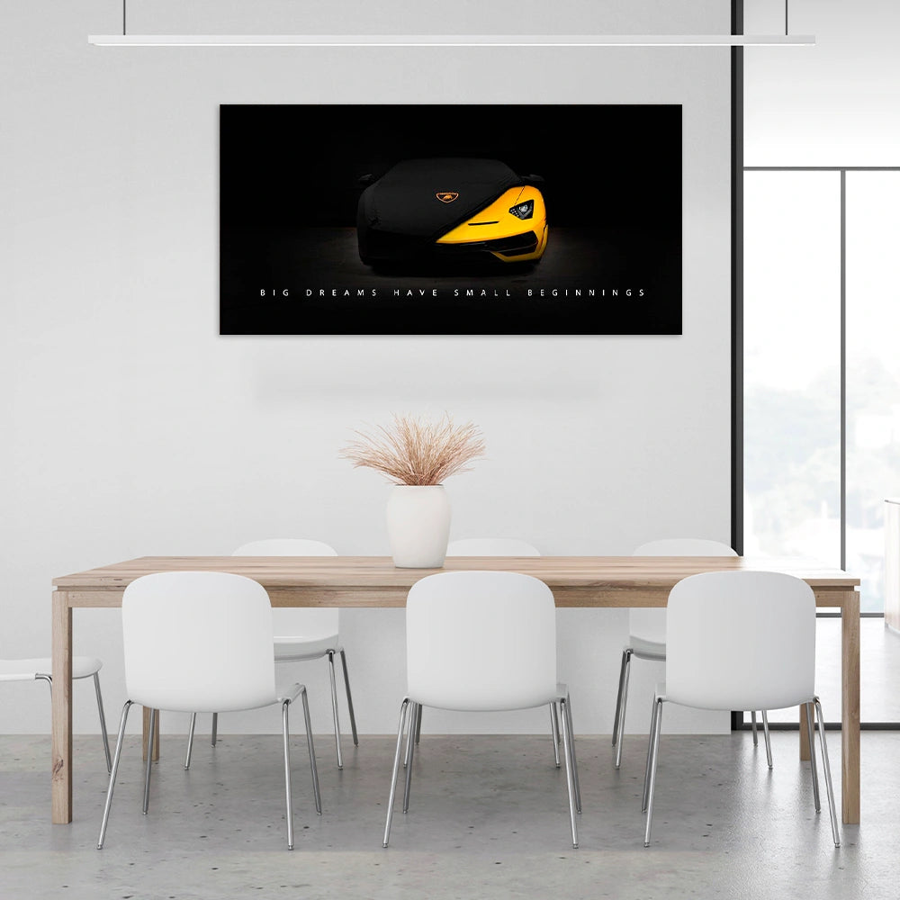 100 $ Pop-Art-Kunstdruck auf Leinwand