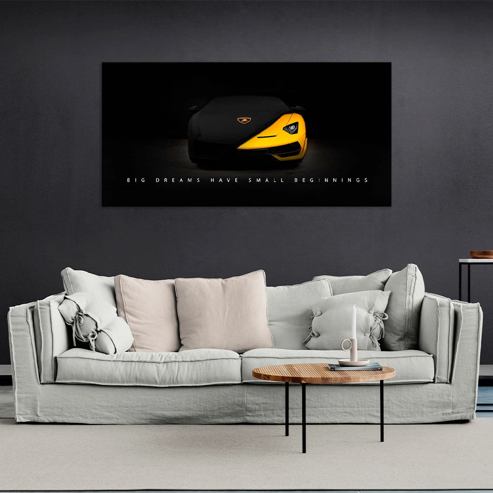 100 $ Pop-Art-Kunstdruck auf Leinwand