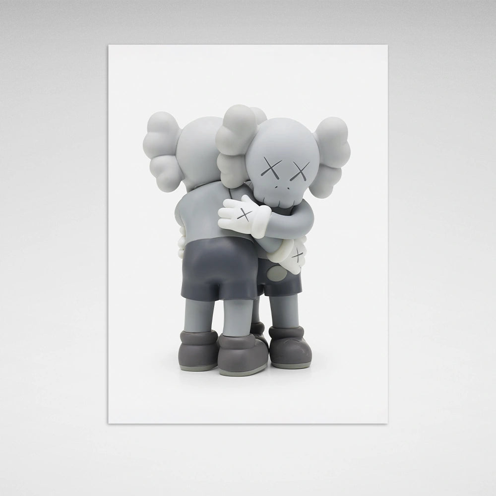KAWS Companion Hug CANVAS Wall Art