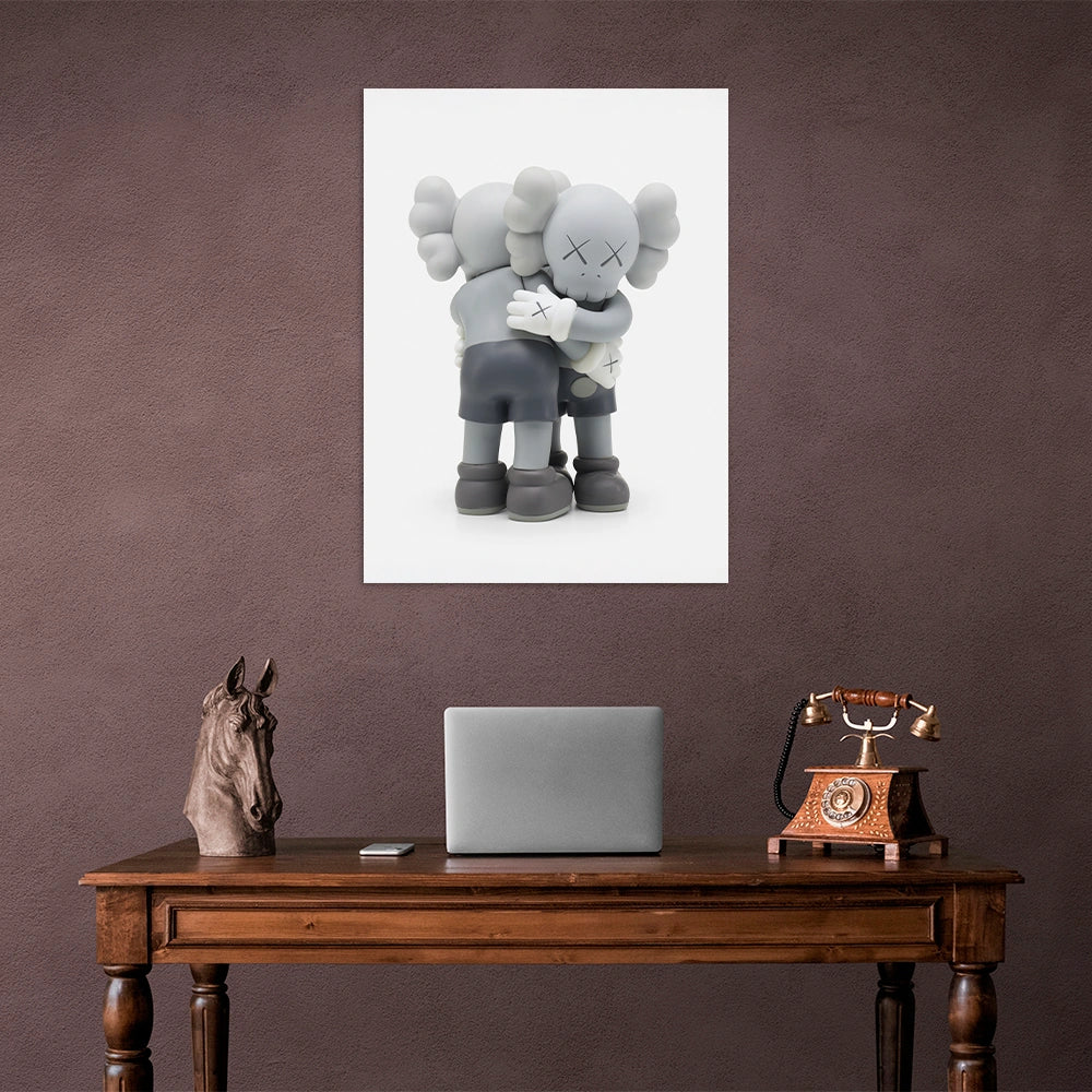KAWS Companion Hug CANVAS Wall Art