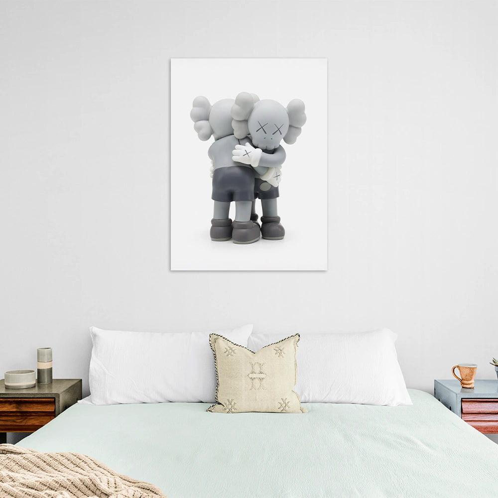 KAWS Companion Hug CANVAS Wall Art