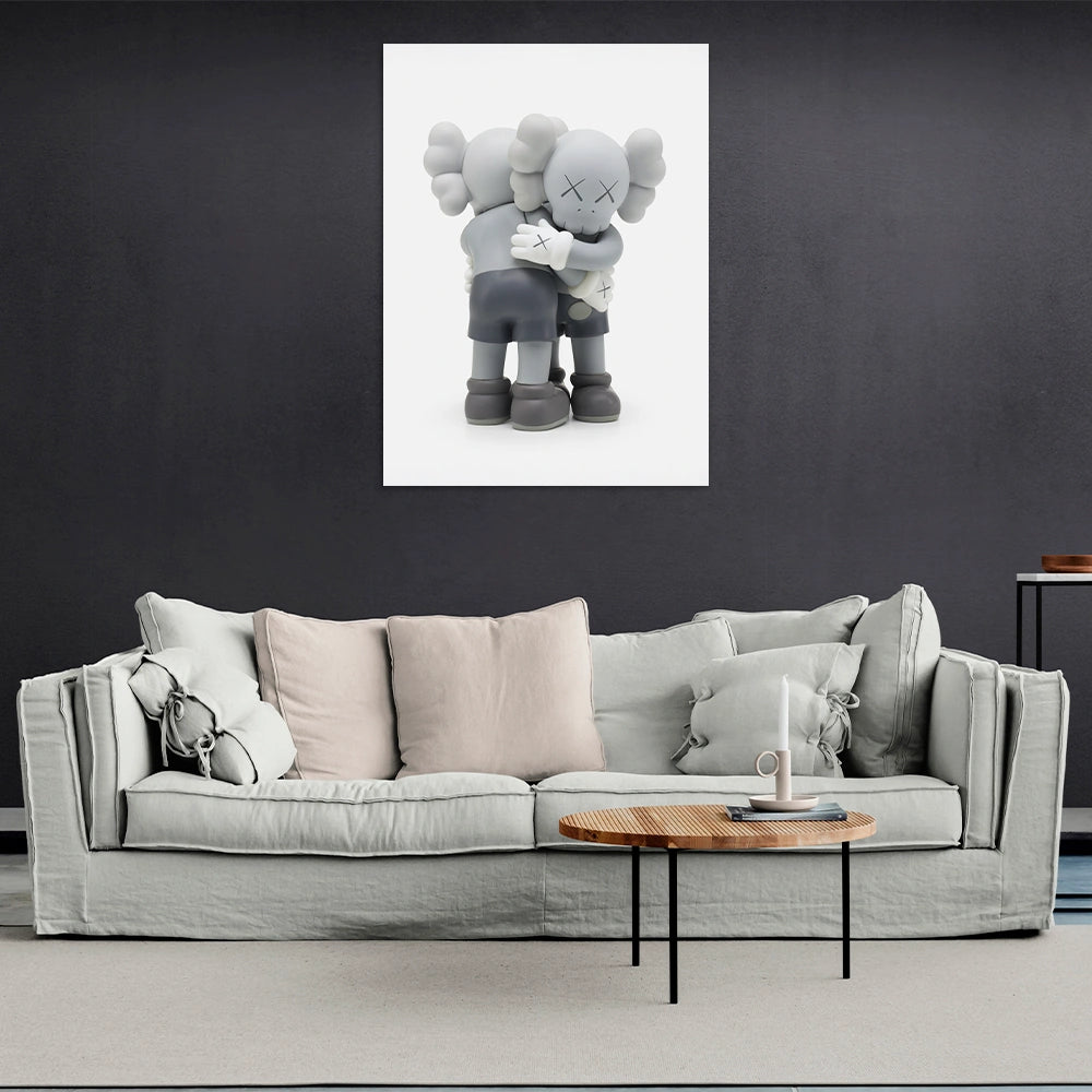 KAWS Companion Hug CANVAS Wall Art