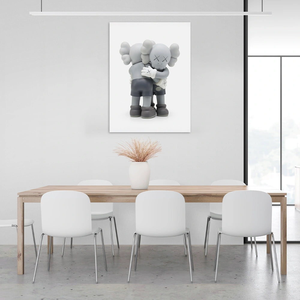 KAWS Companion Hug CANVAS Wall Art