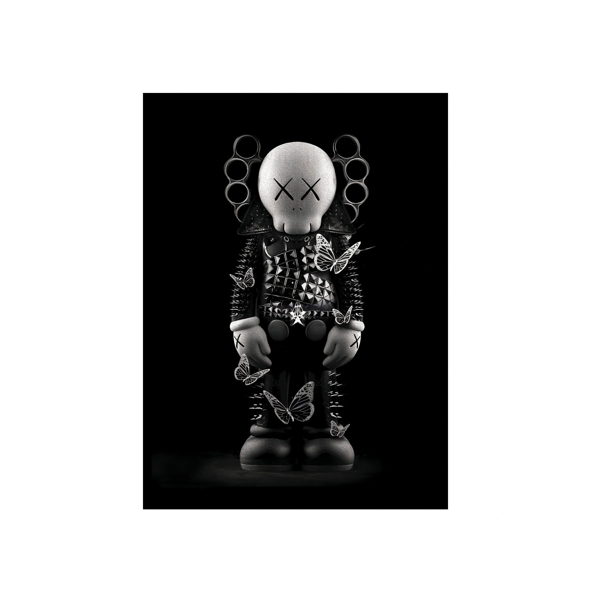 Puppe KAWS Suprim Gucci Leinwand-Kunstdruck