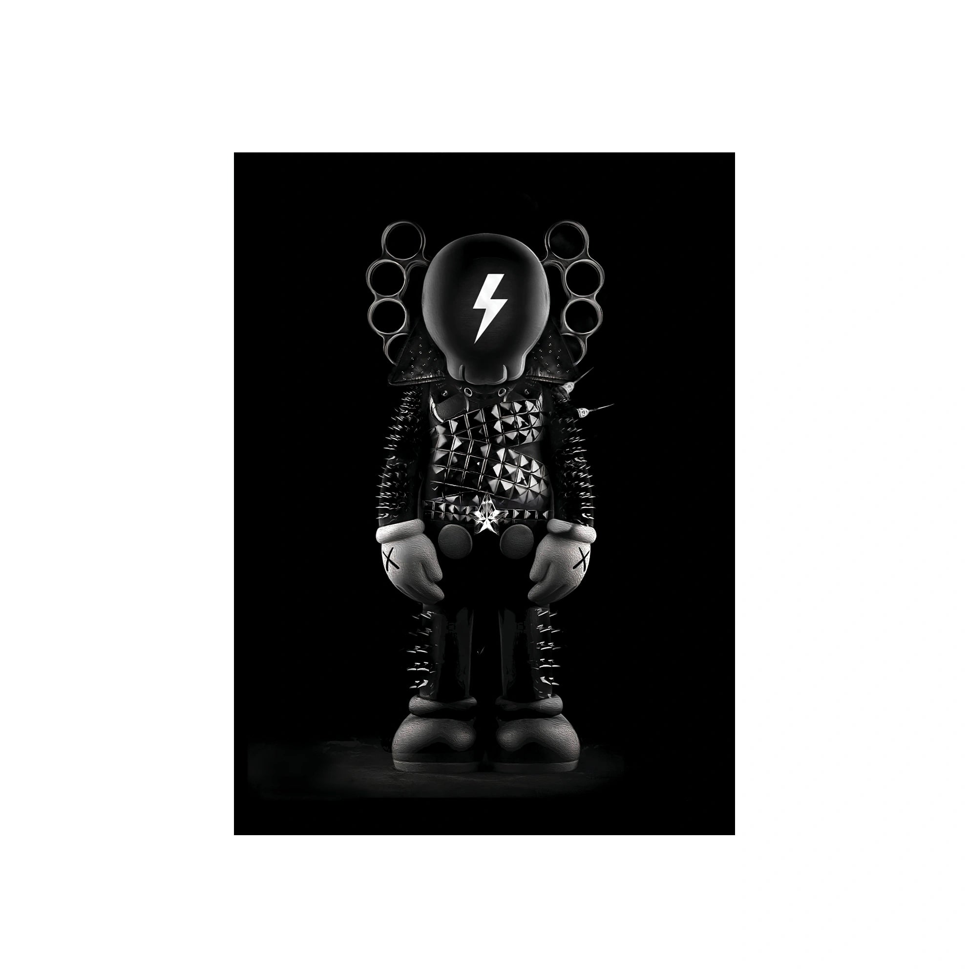 Puppe KAWS Suprim Gucci Leinwand-Kunstdruck