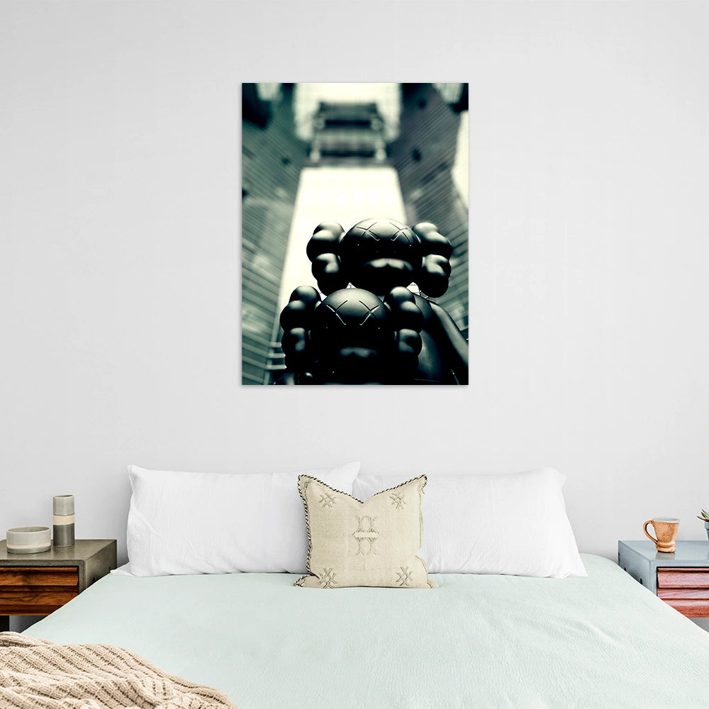 Puppe KAWS Suprim Gucci Leinwand-Kunstdruck