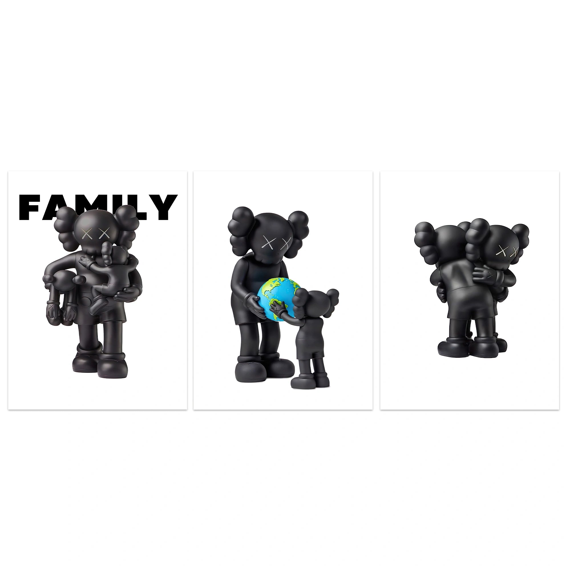 KAWS CANVAS Wall Art Collection: Family Edition