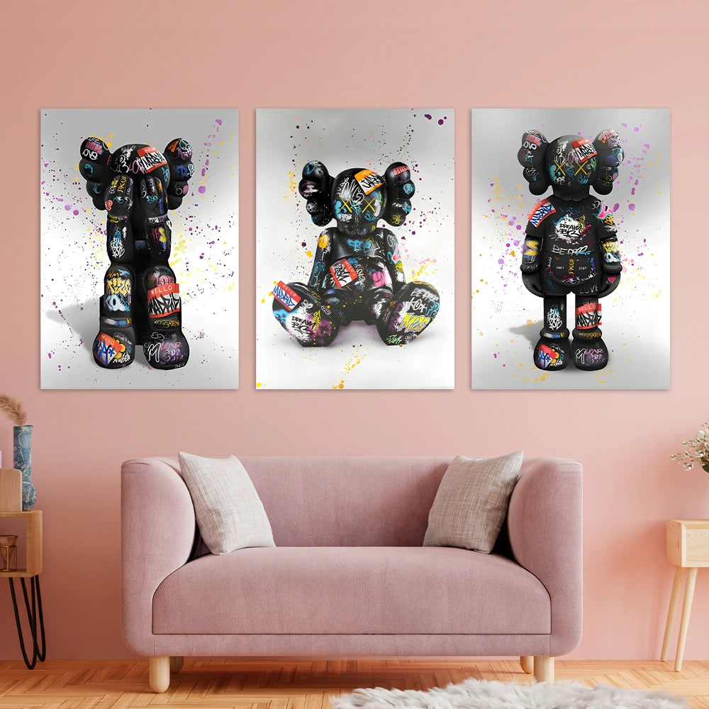 KAWS CANVAS Collection: Graffiti Edition