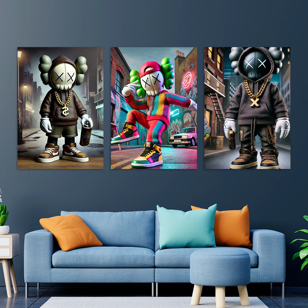 KAWS CANVAS Collection: Street Style Edition