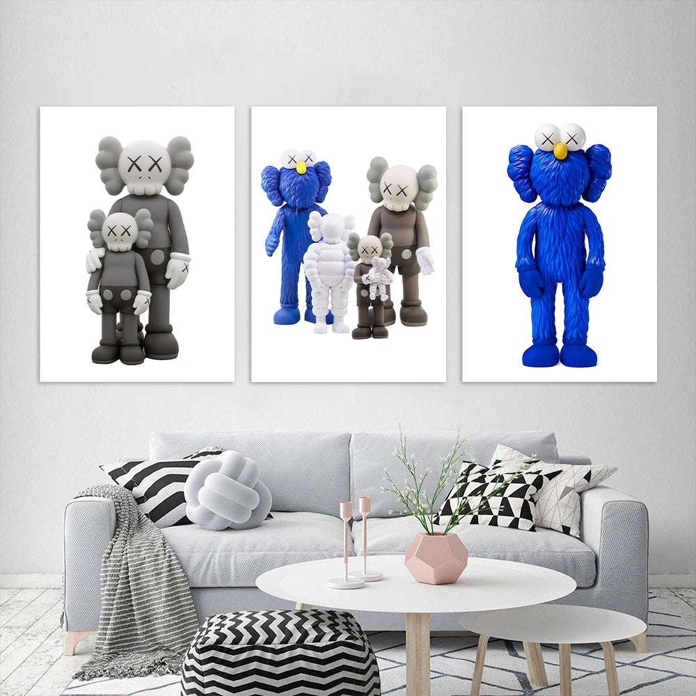 KAWS CANVAS Wall Art Collection: Companion Edition