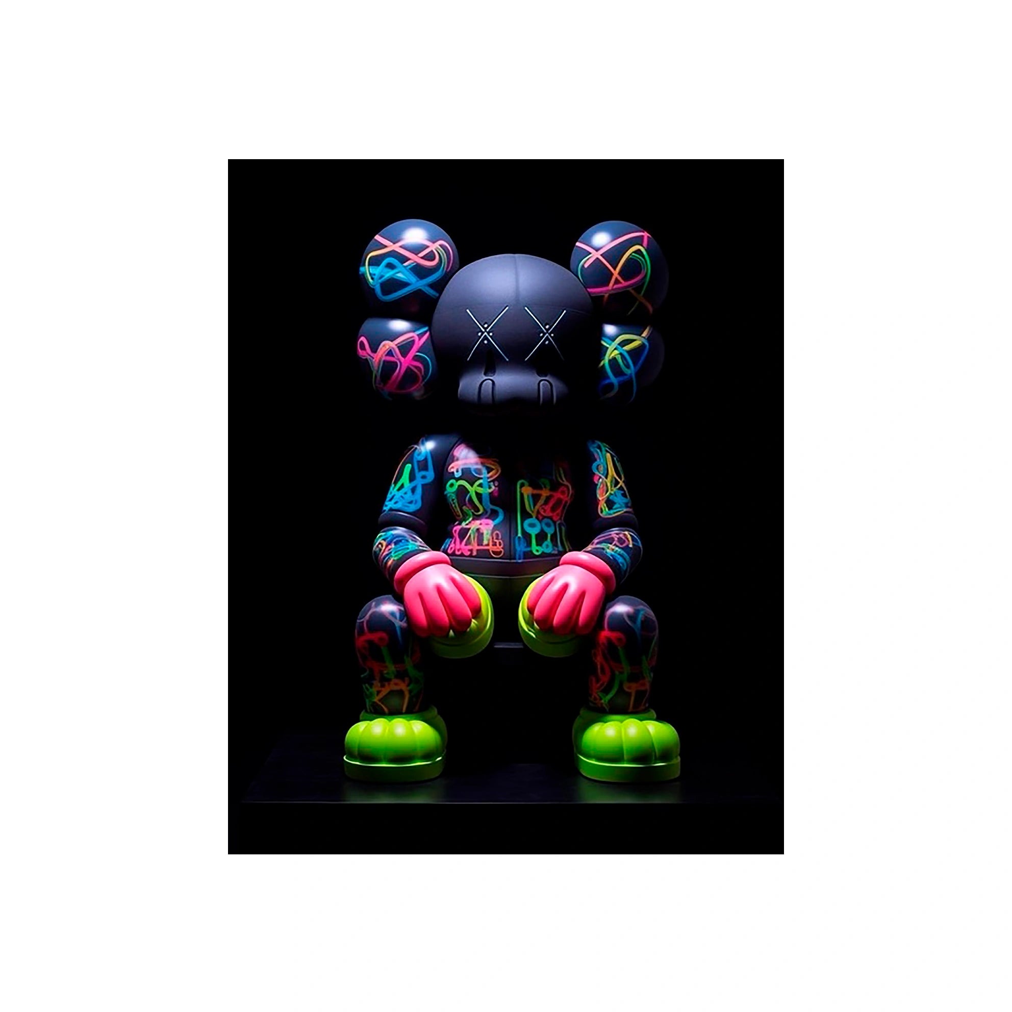 Puppe KAWS Suprim Gucci Leinwand-Kunstdruck