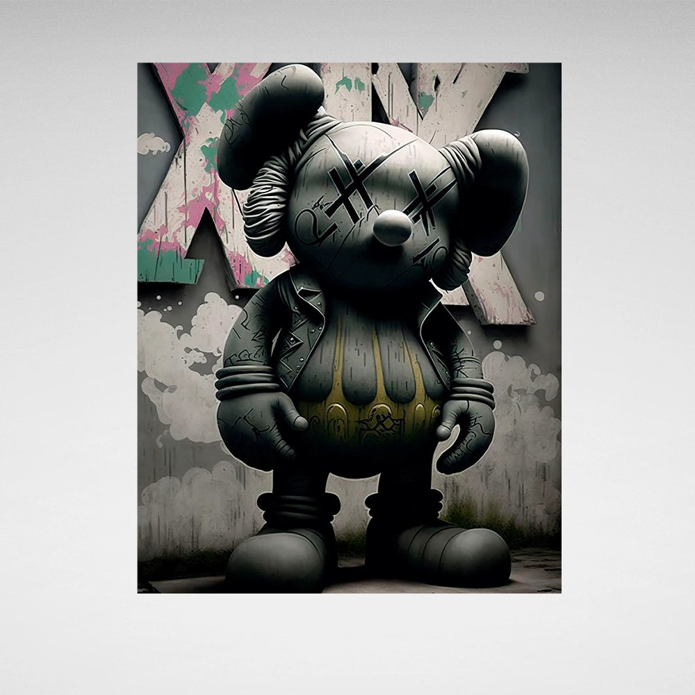 Puppe KAWS Suprim Gucci Leinwand-Kunstdruck