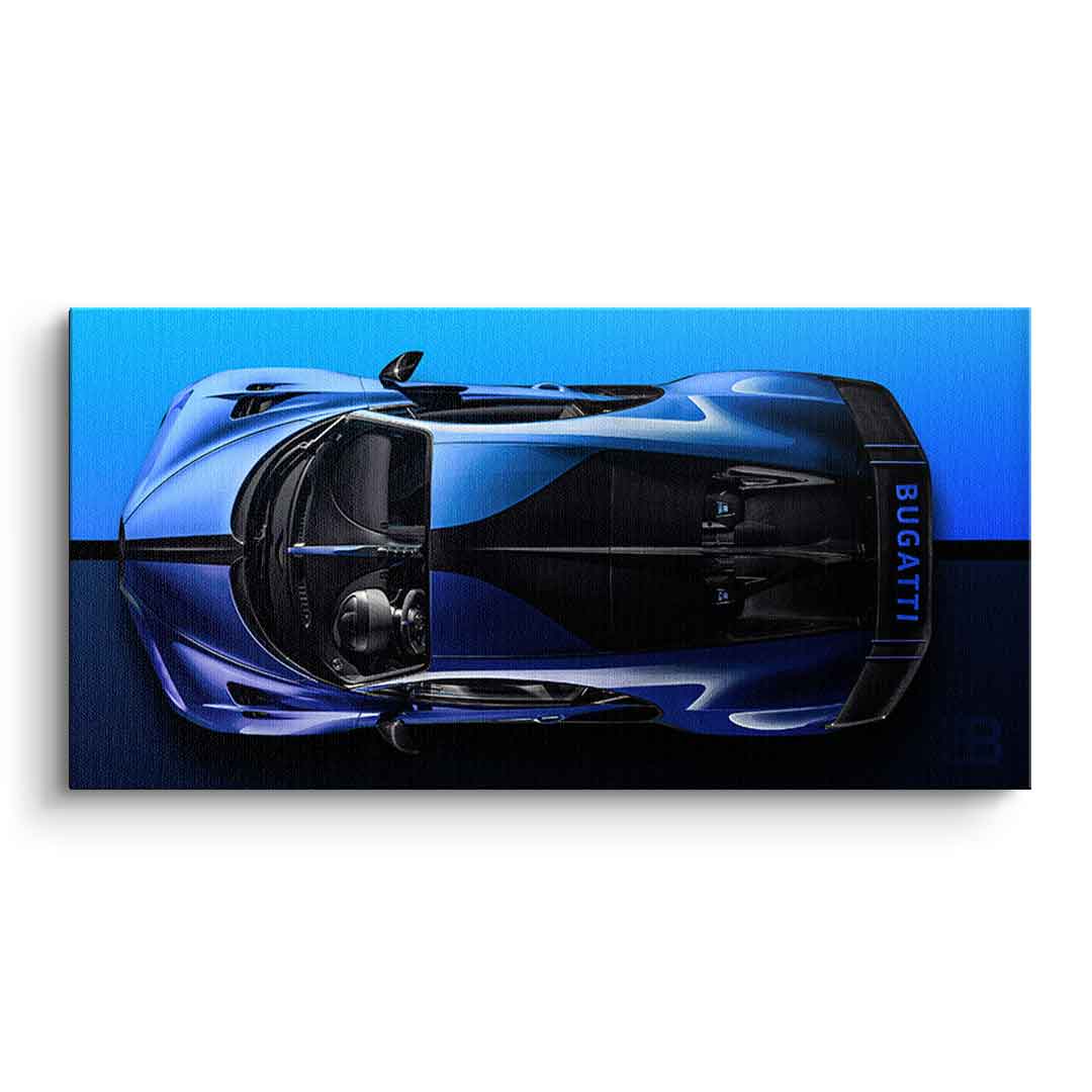 BUGATTI BLUE BACKSIDE