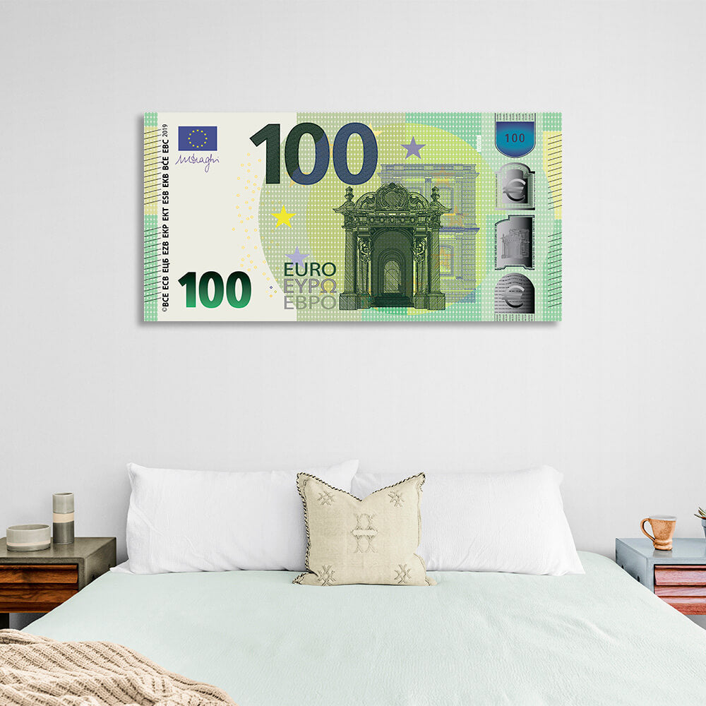 Ins Büro zur Motivation 100 Euro neues Design Inspirierender Kunstdruck auf Leinwand