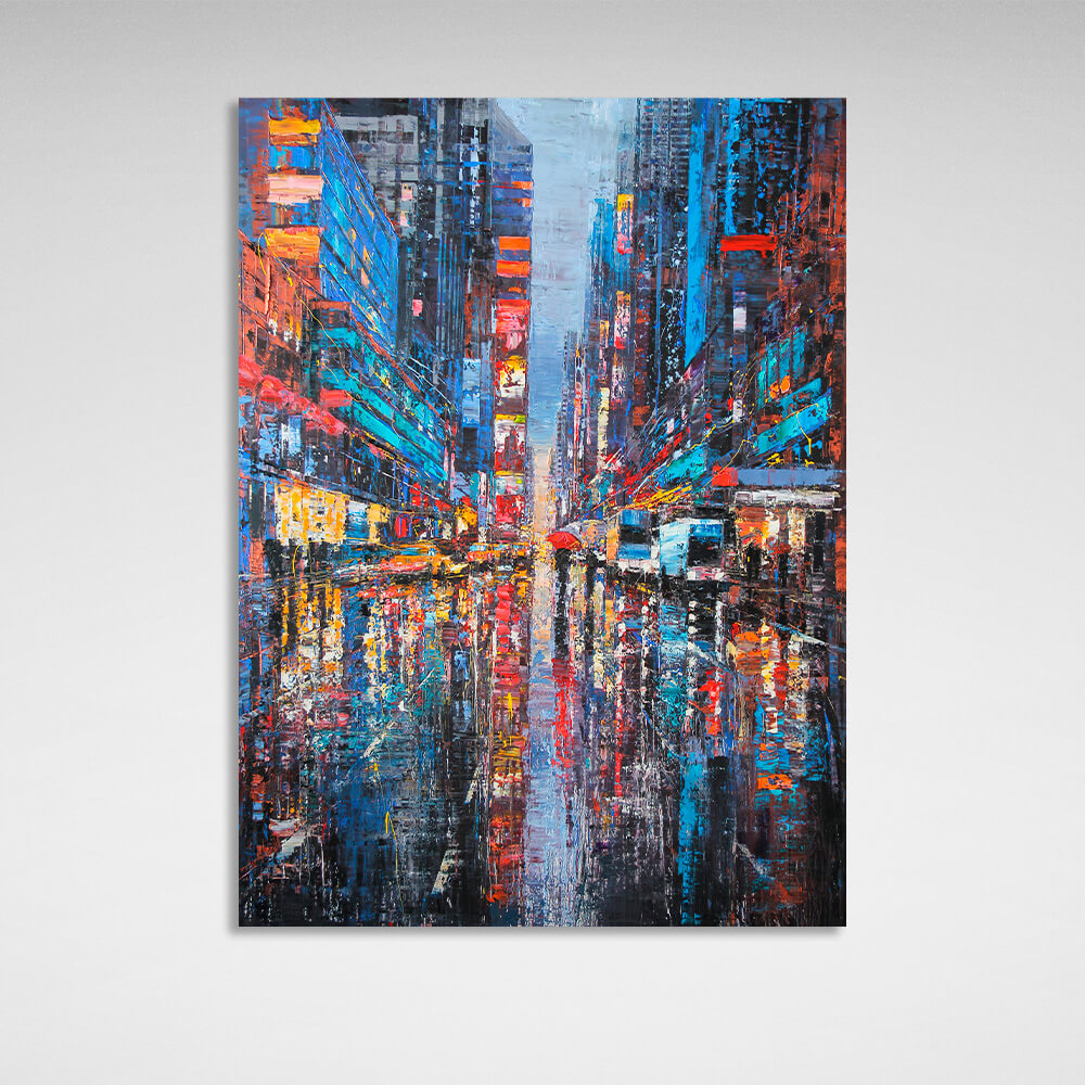 Leinwandbild „Regeniges New York City 3“