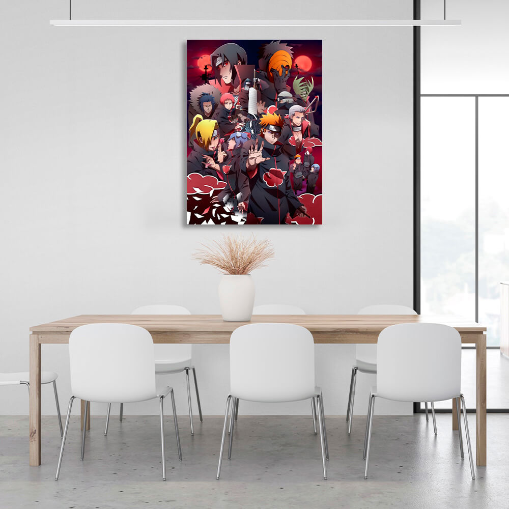 Leinwandbild mit Anime-Figuren von Naruto