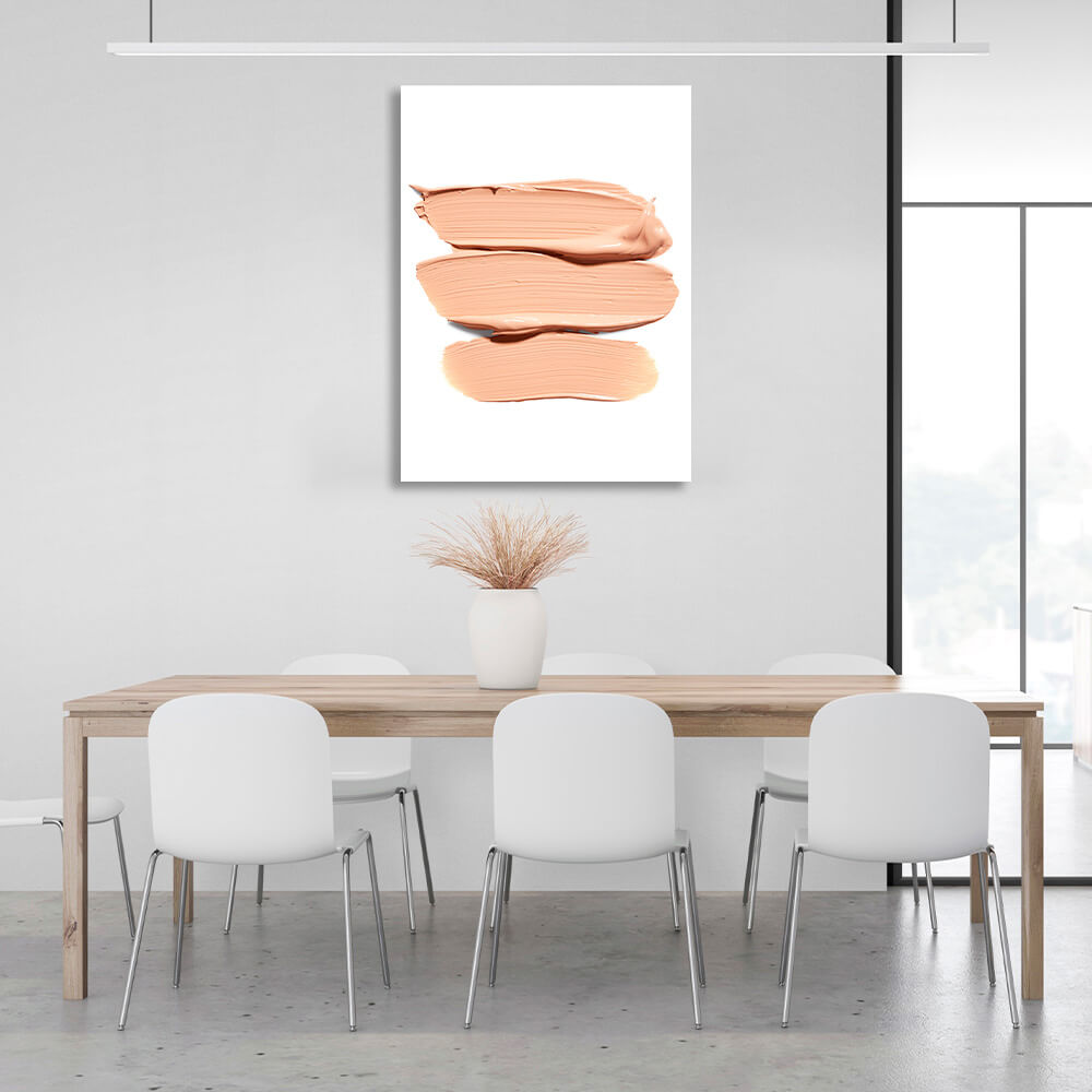 Swatches of foundation Canvas Wall Art Print