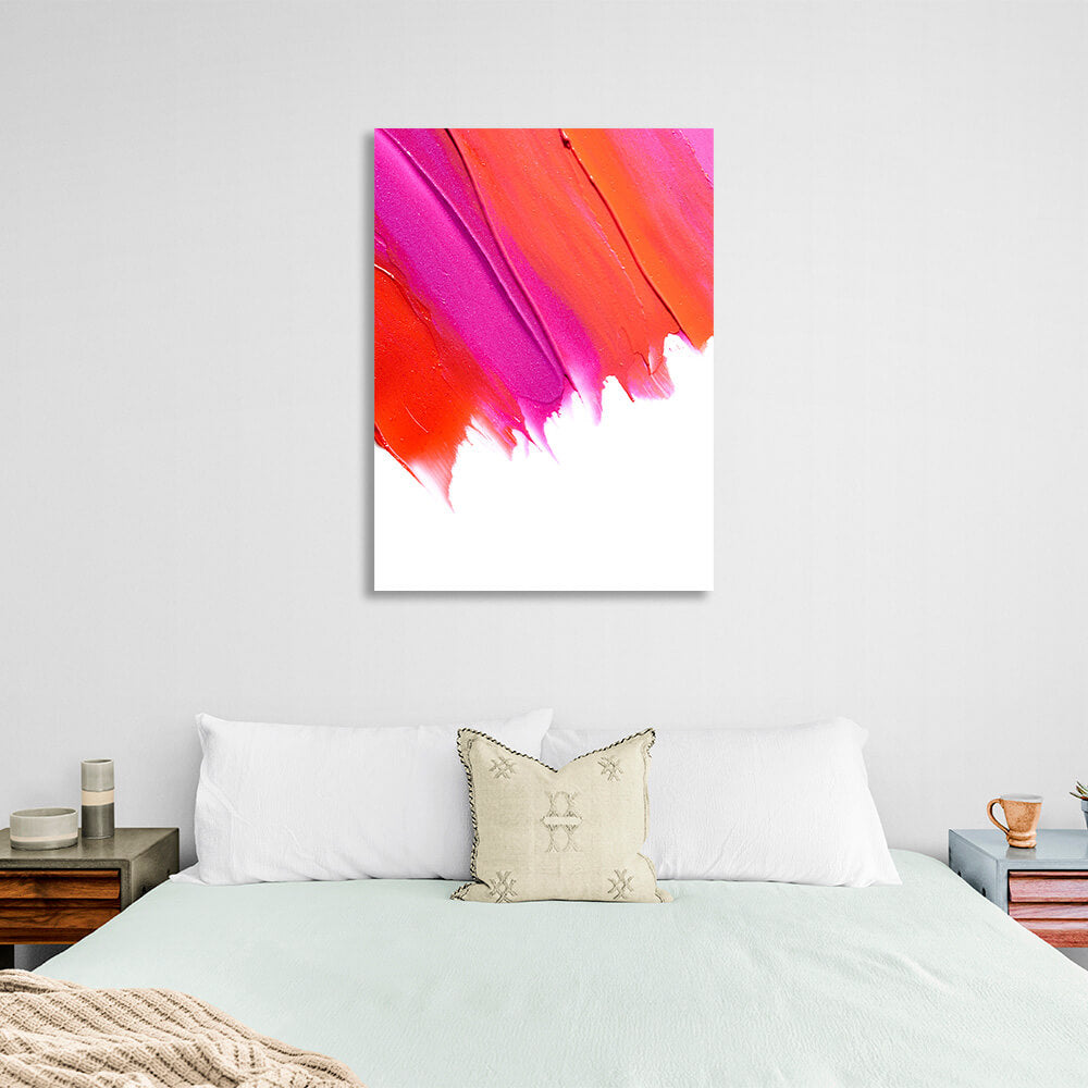 Color swatches on white background Canvas Wall Art Print