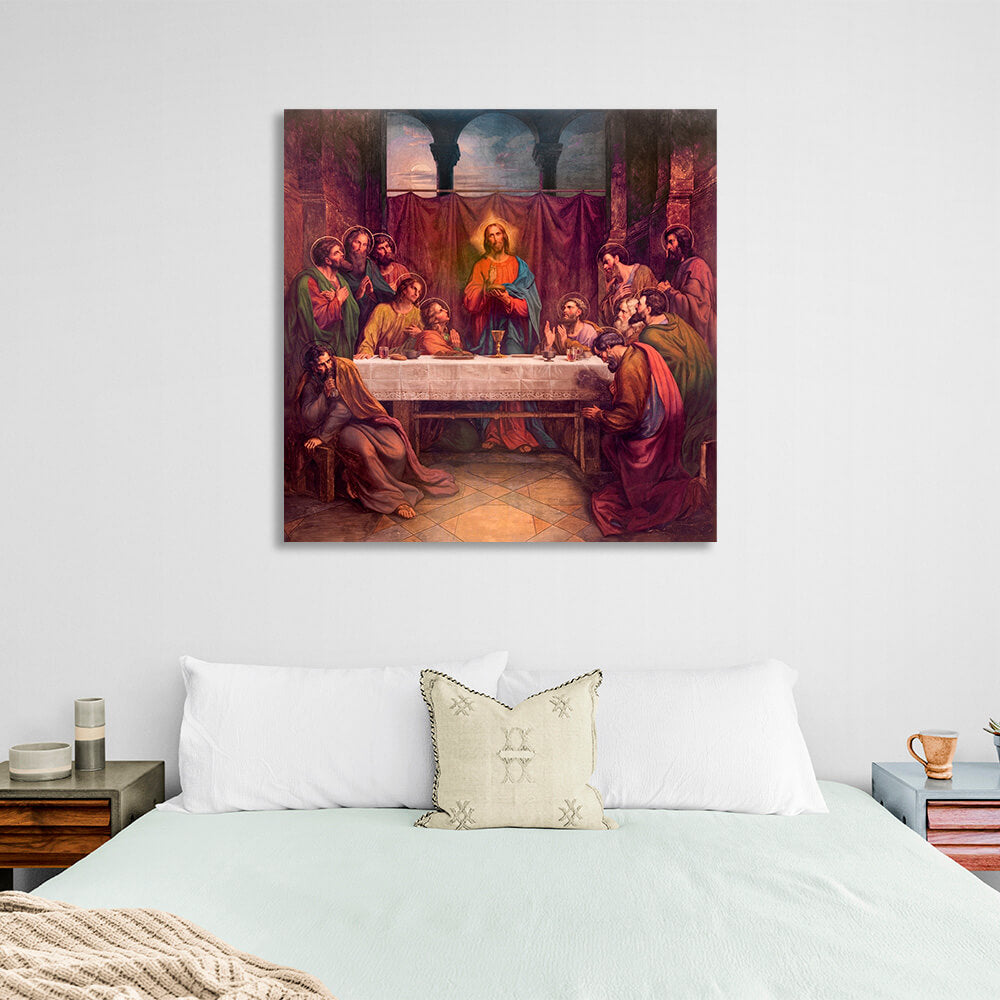 The Last Supper Reproduction Canvas Wall Art Print