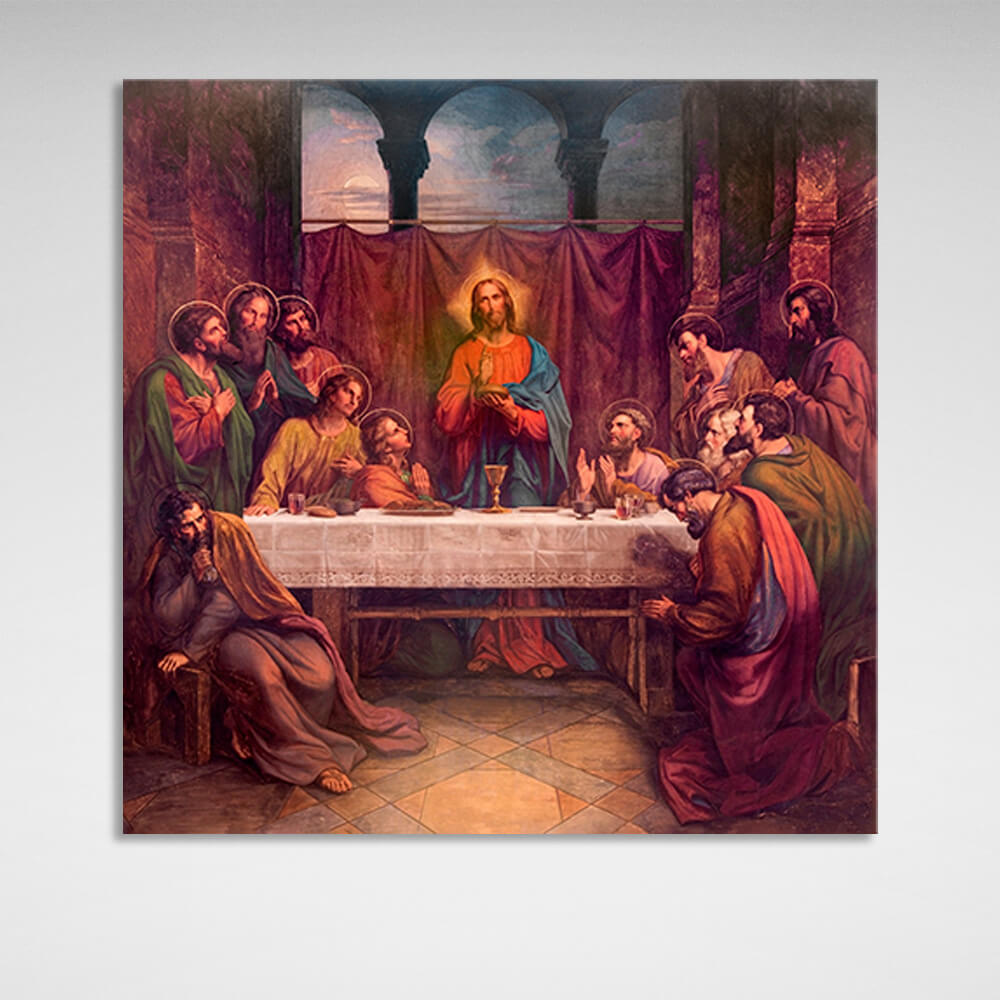 The Last Supper Reproduction Canvas Wall Art Print