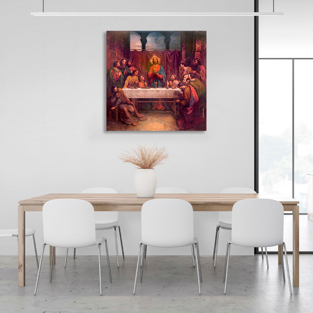 The Last Supper Reproduction Canvas Wall Art Print