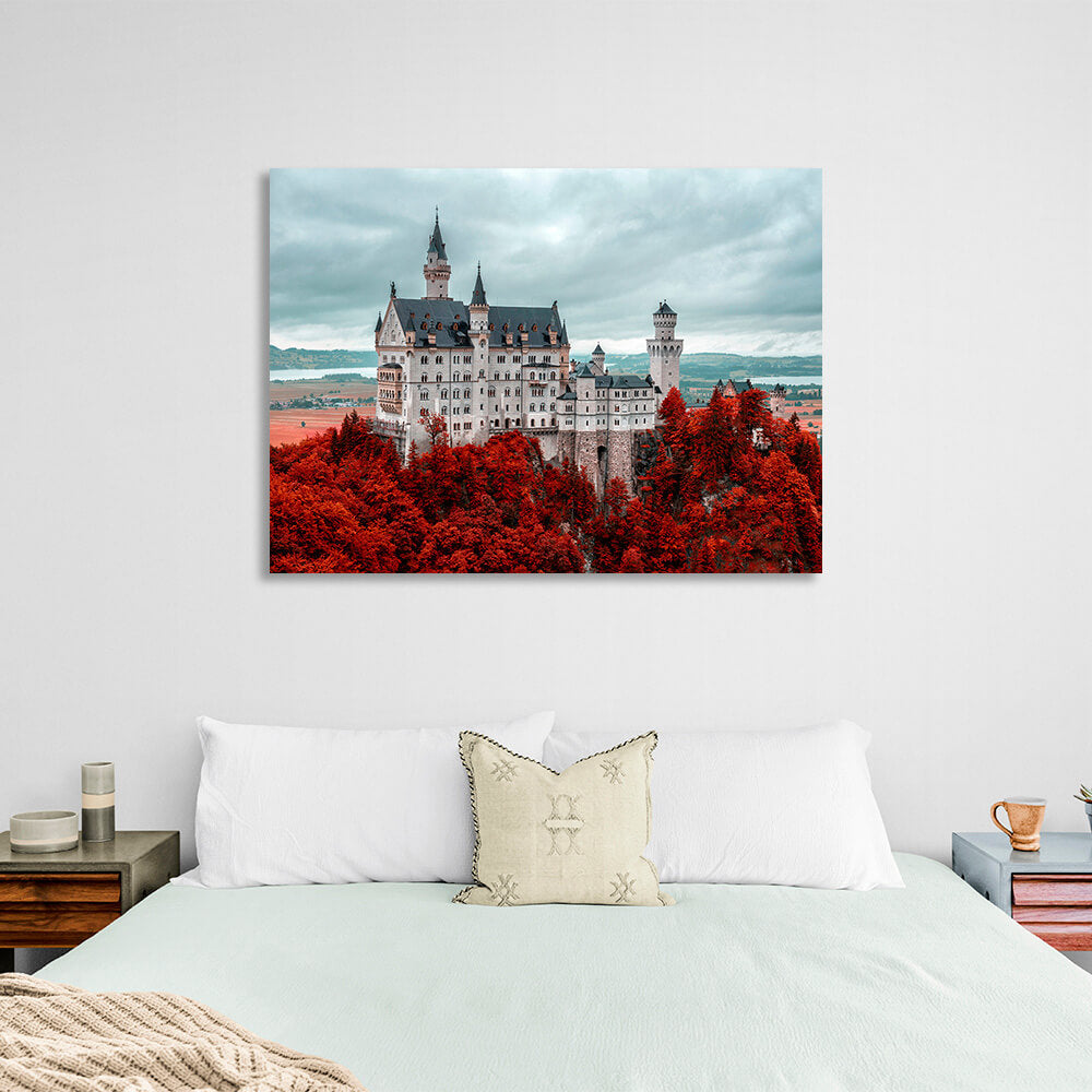 Leinwandbild „Schloss in den Redwoods“