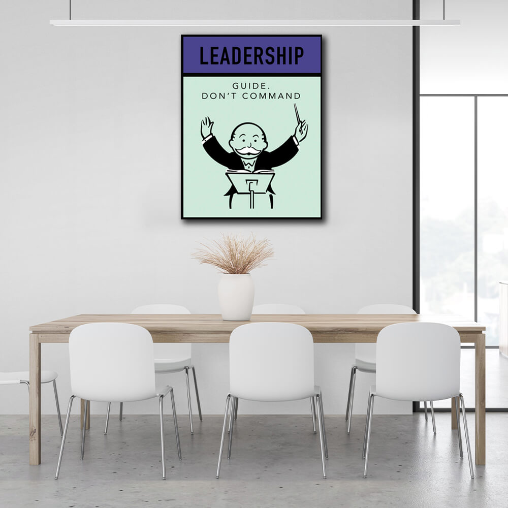 Monopoly Leadership Canvas Wall Art Print