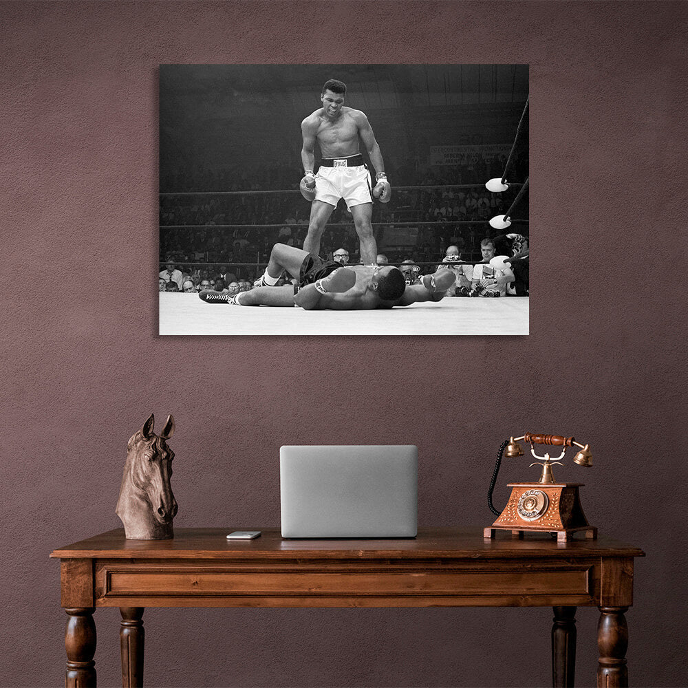 Mohammed Ali Boxring Leinwand Wand Kunstdruck