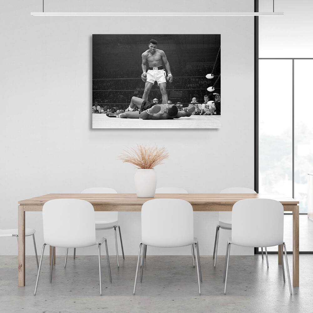 Mohammed Ali Boxring Leinwand Wand Kunstdruck