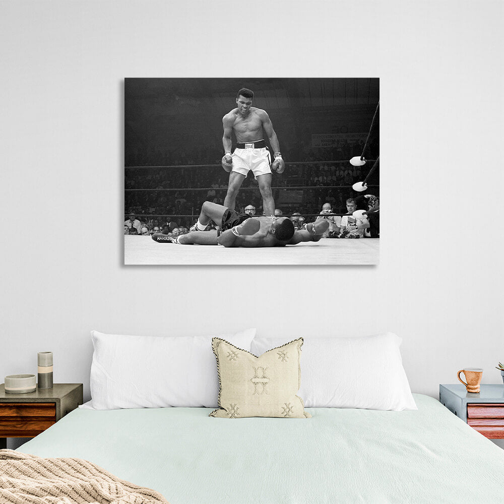 Mohammed Ali Boxring Leinwand Wand Kunstdruck