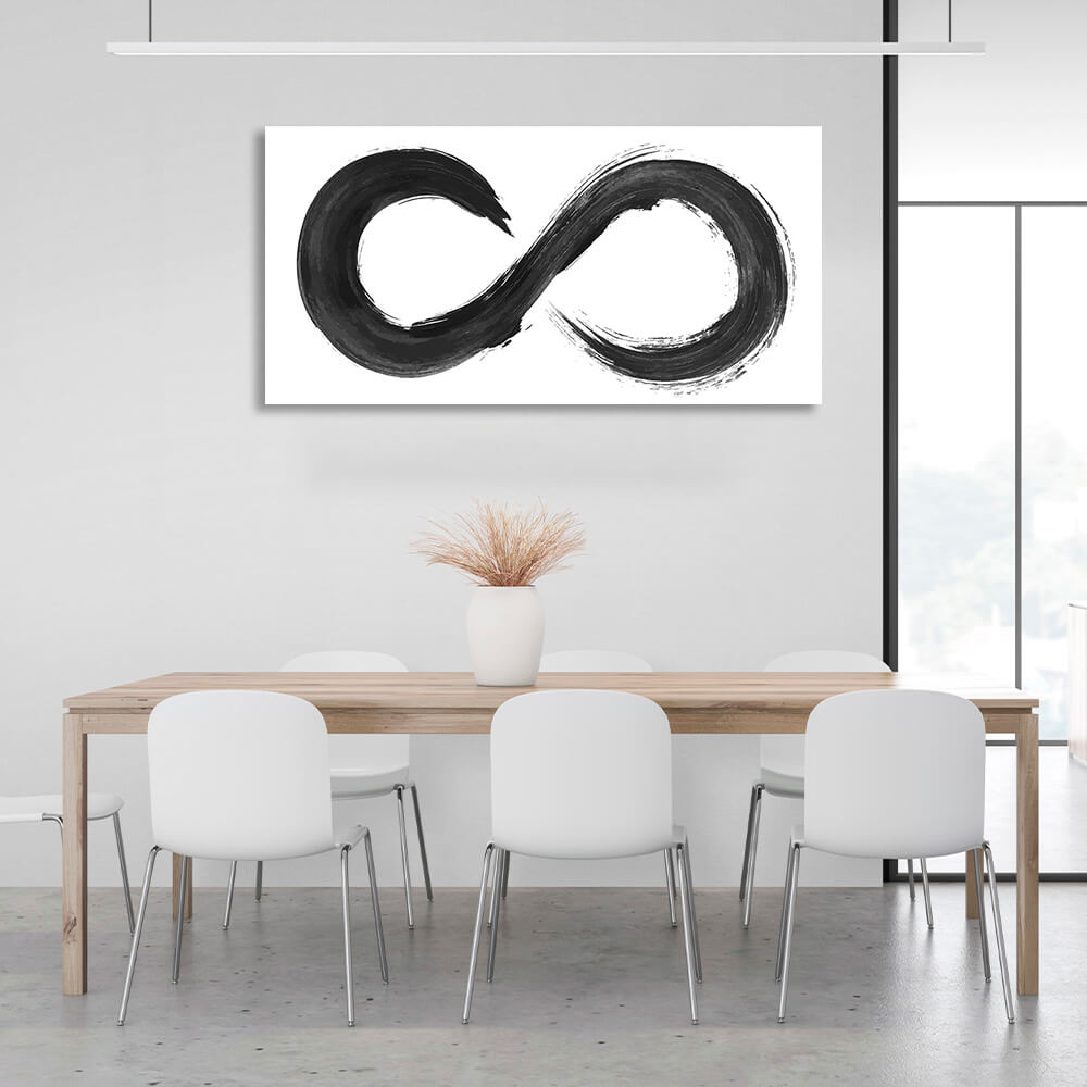 Infinity sign Canvas Wall Art Print