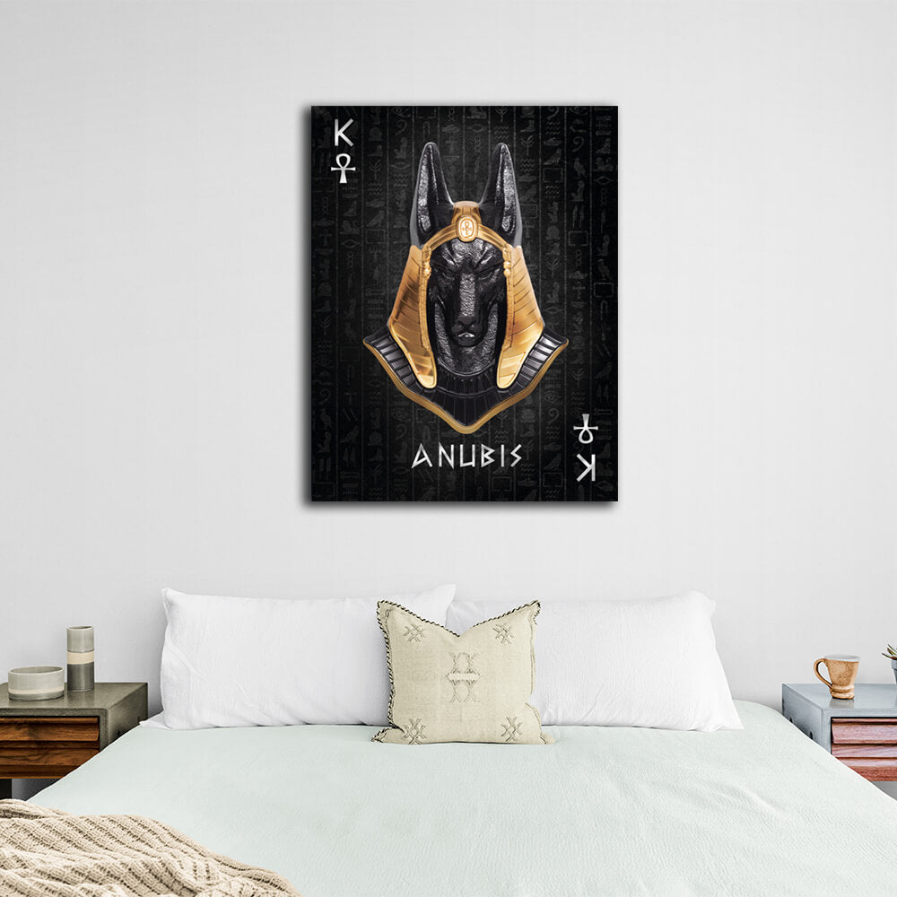 Anubis Leinwand-Kunstdruck