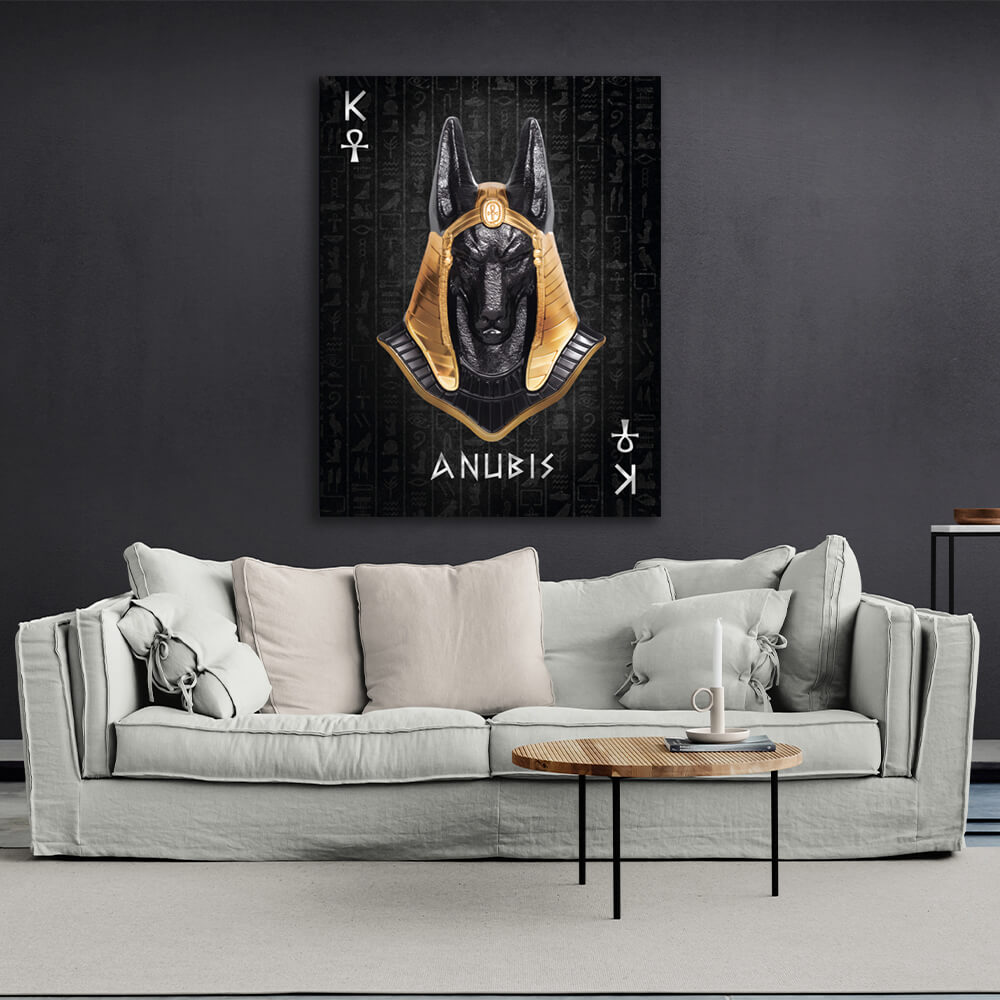 Anubis Leinwand-Kunstdruck