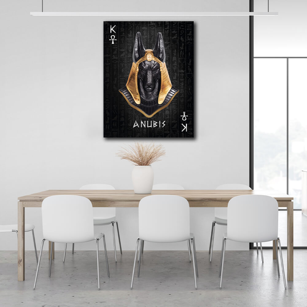 Anubis Canvas Wall Art Print