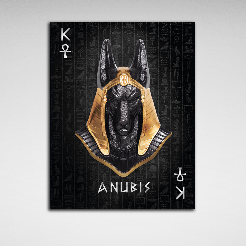 Anubis Leinwand-Kunstdruck