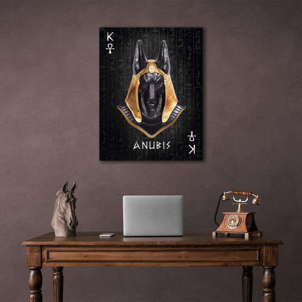 Anubis Canvas Wall Art Print