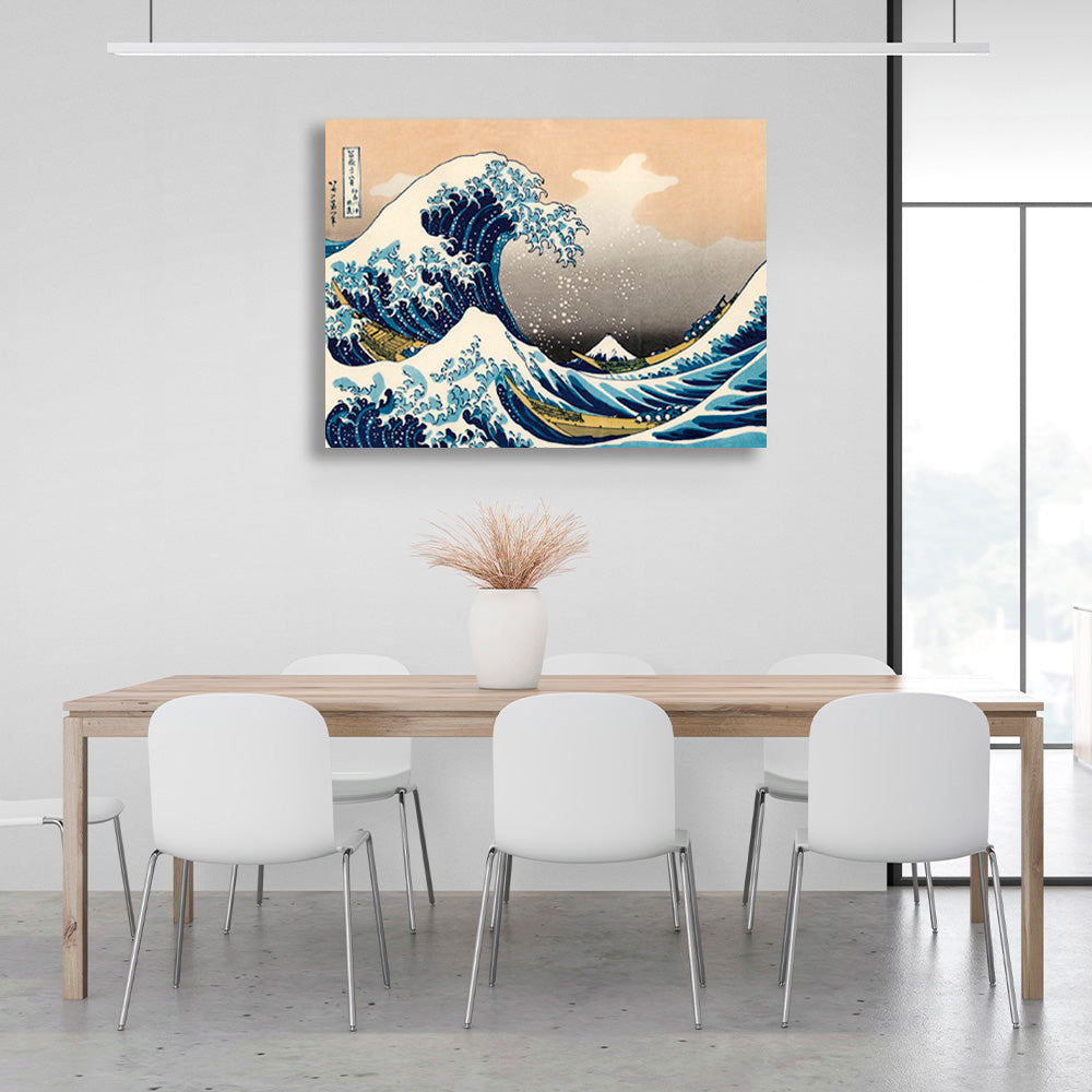 Three boats on the waves Canvas Wall Art Print