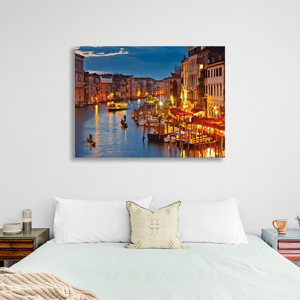 Wunderschöner Kunstdruck auf Leinwand „Venedig“