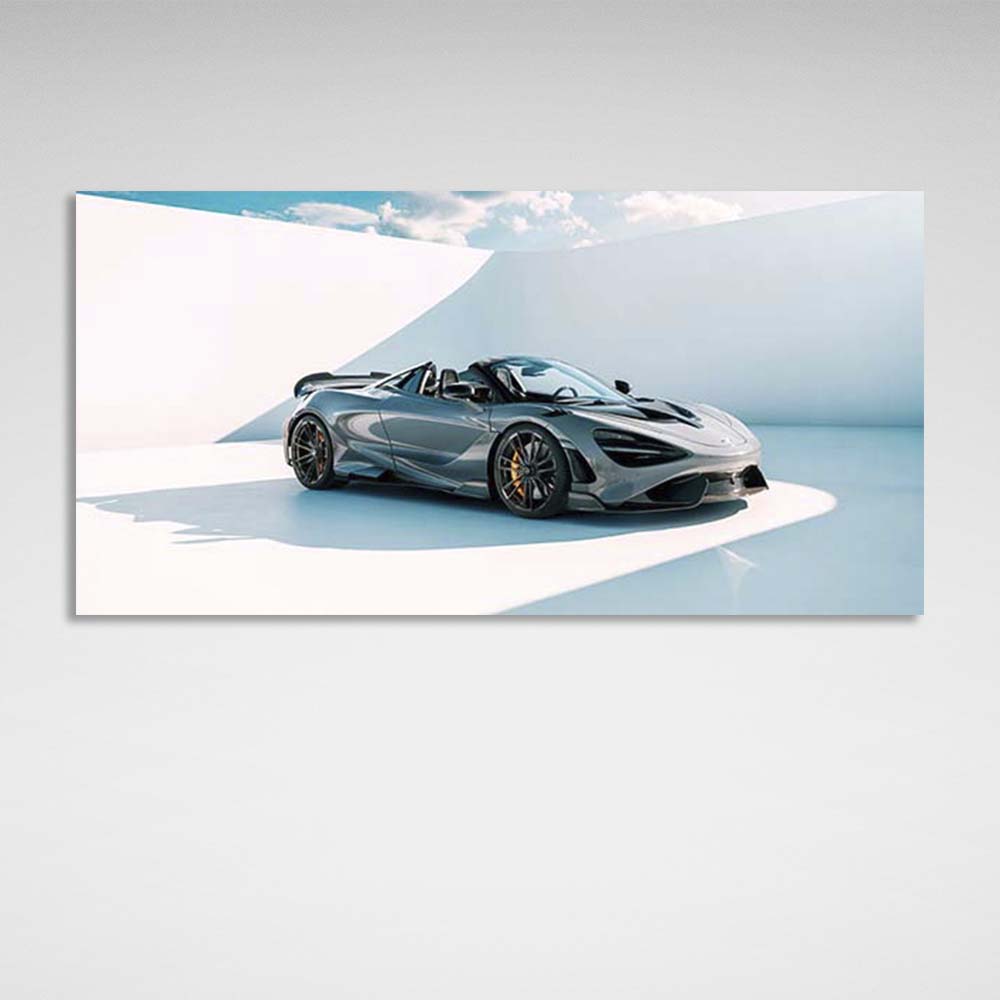 Kunstdruck auf Leinwand, Auto McLaren 765LT Spider